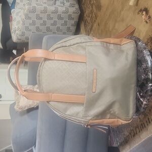 Tommy Hilfiger Green & Brown Backpack. Good Condition, She's Clean!